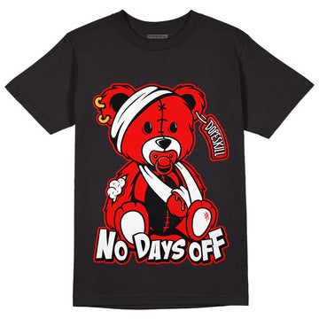 AJ 9 Chile Red DopeSkill T-Shirt Hurt Bear Graphic