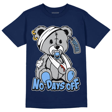 Georgetown 6s DopeSkill College Navy T-shirt Hurt Bear Graphic
