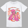 Jordan 5 GS Pinksicle DopeSkill T-Shirt Money Is The Motive Graphic - White 