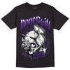 Court Purple 13s DopeSkill T-Shirt Money On My Mind Graphic - Black
