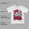 OG Varsity Red/Newstalgia 1s High Retro DopeSkill Toddler Kids T-shirt I'm The Future Graphic