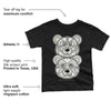 Military Black 4s DopeSkill Toddler Kids T-shirt Leather Bear Graphic