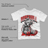 Fire Red 3s DopeSkill Toddler Kids T-shirt Sick Bear Graphic