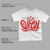 Fire Red 3s DopeSkill Toddler Kids T-shirt Queen Graphic