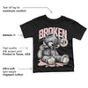 Washed Pink 1s Retro High OG DopeSkill Toddler Kids T-shirt Sick Bear Graphic