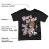 Washed Pink 1s Retro High OG DopeSkill Toddler Kids T-shirt Money Is Our Motive Bear Graphic