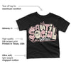 Washed Pink 1s Retro High OG DopeSkill Toddler Kids T-shirt Anti Social Graphic