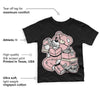 Washed Pink 1s Retro High OG DopeSkill Toddler Kids T-shirt Bear Steals Sneaker Graphic