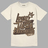 Jordan 1 Low OG “Reverse Mocha” DopeSkill Sail T-shirt LOVE Graphic