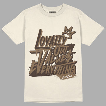 Jordan 1 Low OG “Reverse Mocha” DopeSkill Sail T-shirt LOVE Graphic