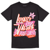 Jordan 5 GS Pinksicle DopeSkill T-Shirt LOVE Graphic - Black