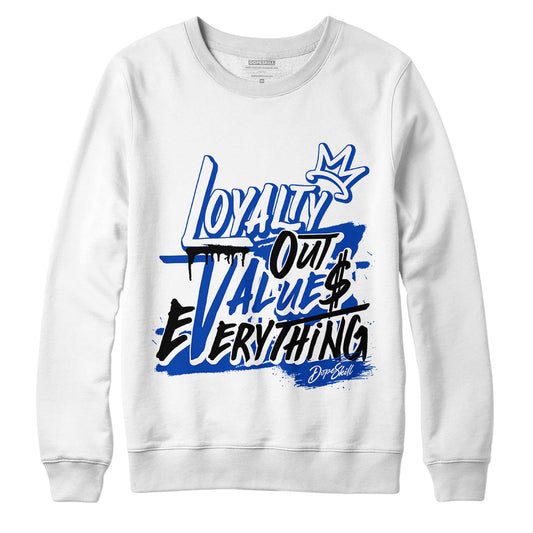 AJ 5 Racer Blue DopeSkill Sweatshirt LOVE Graphic