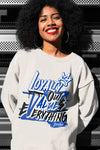 AJ 5 Racer Blue DopeSkill Sweatshirt LOVE Graphic