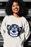 AJ 5 Racer Blue DopeSkill Sweatshirt Monk Graphic