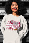 AJ 3 Cardinal Red DopeSkill Sweatshirt Rare Breed Graphic