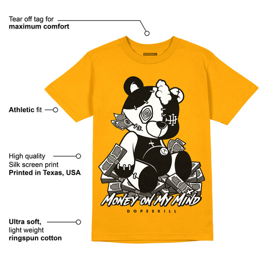 Taxi Yellow Toe 1s DopeSkill Taxi T-shirt MOMM Bear Graphic