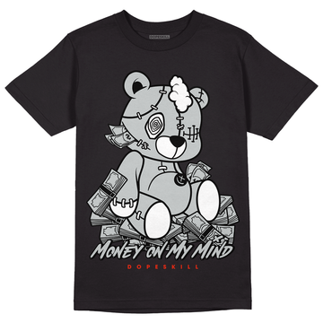 Black Canvas 4s DopeSkill T-Shirt MOMM Bear Graphic - Black 