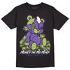 Jordan 4 Canyon Purple DopeSkill T-Shirt MOMM Bear Graphic - Black