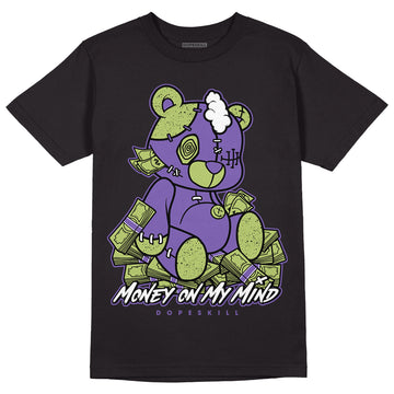 Jordan 4 Canyon Purple DopeSkill T-Shirt MOMM Bear Graphic - Black