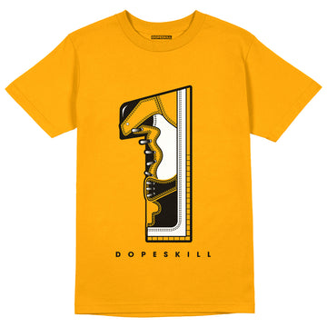 Taxi Yellow Toe 1s DopeSkill Taxi T-shirt No.1 Graphic