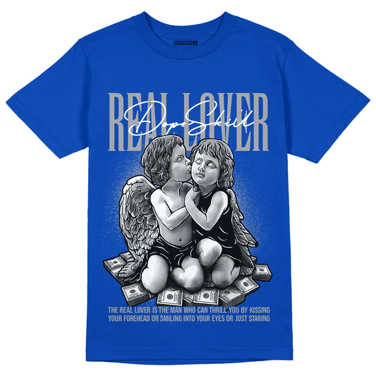 Racer Blue 5s DopeSkill Racer Blue T-shirt Real Lover Graphic