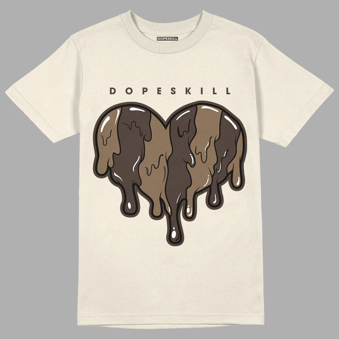 Jordan 1 Low OG “Reverse Mocha” DopeSkill Sail T-shirt Slime Drip Heart Graphic