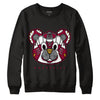 AJ 3 Cardinal Red DopeSkill Sweatshirt SNK Bear Graphic