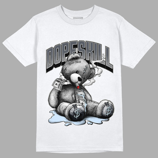 Jordan 11 Cool Grey DopeSkill T-Shirt Sick Bear Graphic, hiphop tees, grey graphic tees, sneakers match shirt - White