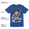 AJ 13 Brave Blue DopeSkill Navy T-shirt Sick Bear Graphic