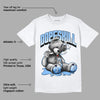 AJ 6 University Blue DopeSkill T-Shirt Sick Bear Graphic