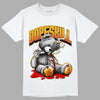 Jordan 7 Citrus DopeSkill T-Shirt Sick Bear Graphic - White