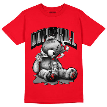 AJ 9 Chile Red DopeSkill Chile Red T-shirt Sick Bear Graphic