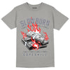 Jordan 11 Cool Grey DopeSkill Grey T-shirt Slow Burn Graphic, hiphop tees, grey graphic tees, sneakers match shirt