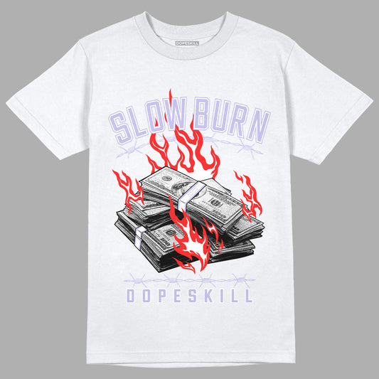 AJ 11 Low Pure Violet DopeSkill T-Shirt Slow Burn Graphic