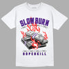 AJ 13 Court Purple DopeSkill T-Shirt Slow Burn Graphic