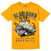 Taxi Yellow Toe 1s DopeSkill Taxi T-shirt Slow Burn Graphic