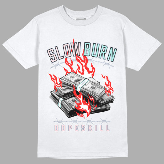 Jordan 5 Easter DopeSkill T-Shirt Slow Burn Graphic - White