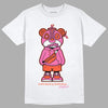 Jordan 5 GS Pinksicle DopeSkill T-Shirt Sneaker Bear Graphic - White 