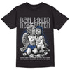 French Blue 13s DopeSkill T-Shirt Real Lover Graphic - Black 