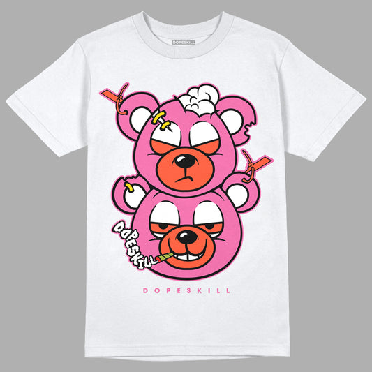 GS Pinksicle 5s DopeSkill T-Shirt New Double Bear Graphic