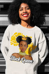 AJ 13 Del Sol DopeSkill Sweatshirt Black Queen Graphic