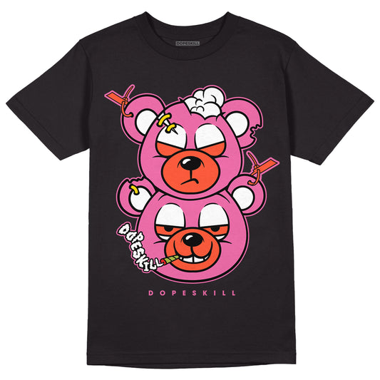 GS Pinksicle 5s DopeSkill T-Shirt New Double Bear Graphic