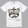 Jordan 1 Low OG “Reverse Mocha” DopeSkill T-Shirt Sneaker Bear Head Graphic - White