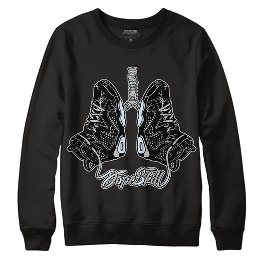 Black Metallic Chrome 6s DopeSkill Sweatshirt Breathe Graphic - Black