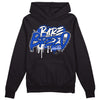 Hyper Royal 12s DopeSkill Hoodie Sweatshirt Rare Breed Graphic - Black