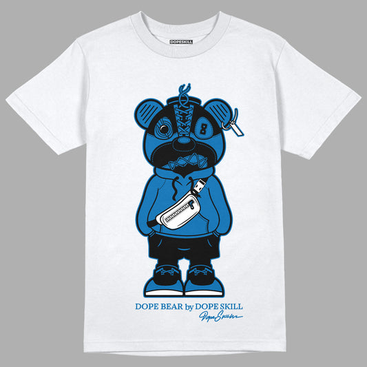 AJ 1 Dark Marina Blue DopeSkill T-Shirt Sneaker Bear Graphic