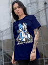 AJ 6 University Blue DopeSkill College Navy T-Shirt New M.O.M.M Graphic