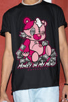 AJ 1 Mid Coral Chalk DopeSkill T-Shirt MOMM Bear Graphic