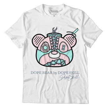 Jordan 5 Easter DopeSkill T-Shirt Sneaker Bear Head Graphic - White 