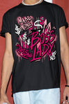 AJ 1 Mid Coral Chalk DopeSkill T-Shirt Boss Lady Graphic